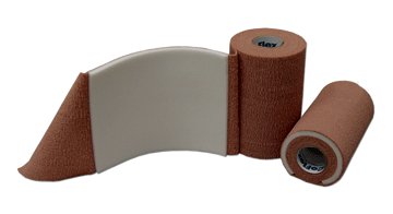 CoFlex AFD - Cohesive Bandage with Foam Backing 4 Inch X 2-1/2 Yard Standard Compression Self-adherent Closure Tan NonSterile - 9740TN-008