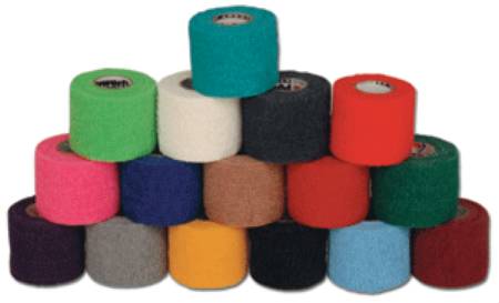 Andover Coated Products Powerflex Cohesive Bandage 2 Inch X 6 Yard Standard Compression Self-adherent Closure Gray NonSterile - 3720GY