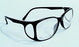 AMD Technologies Radiation Protection Glasses Wraparound Clear Tint Black Frame Over Ear One Size Fits Most - 20823