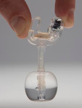 Applied Medical Technologies Mini ONE Balloon Button Gastrostomy Feeding Device 12 Fr. 0.8 cm Silicone Sterile - 1-5-1208