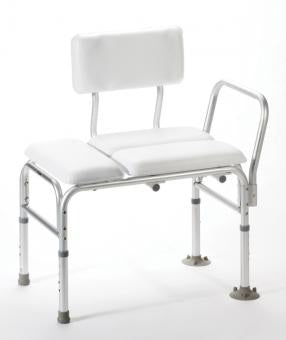 Apex-Carex Healthcare Deluxe Bath Transfer Bench 18 to 22 Inch Height Range 18 to 22 Inch Height Range 300 lbs. Weight Capacity Arm Rail - FGB15011 0000