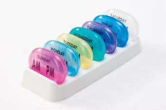 Apex-Carex Pill Organizer Apex Pocket Med Pack With 7-Day Tray Medium 7 Day 1 Dose - 70075