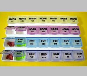 Apex-Carex Pill Organizer Mediplanner 7 Day 4 Dose - 70069L