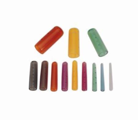 Aspen Surgical Products - Instrument Tip Guard 5-6 mm, Tinted Red , Vented, Round, Specialty - 096024BBG
