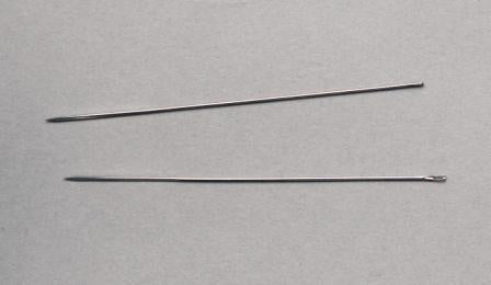Richard-Allan - Suture Needle Straight Pointed Needle Bunnell Type Size 2-1/2 Needle - Aspen Surgical Products - 220004
