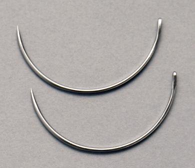 Richard-Allan - Suture Needle 1/2 Circle Taper Point-Light Needle Improved Mayo Catgut Type Size 3 Needle - 222203