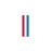 Key Surgical - Blank Label Tape Instructional Label Blue, Red, White Vinyl 1/4 Inch - T-330-040102
