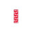 Key Surgical - Pre-Printed Label Multipurpose Label Red Paper Dog Bone White Diagram / Symbol 8-1/2 X 11 Inch - T-702-04