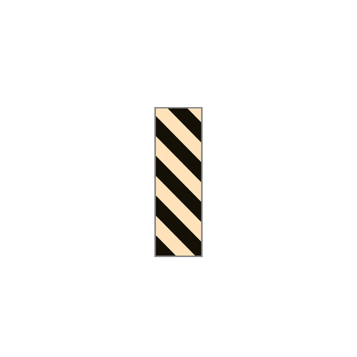 Key Surgical - Blank Instrument Tape Colored Identification Tape Beige, Black Vinyl 1/4 Inch - T-320-0916