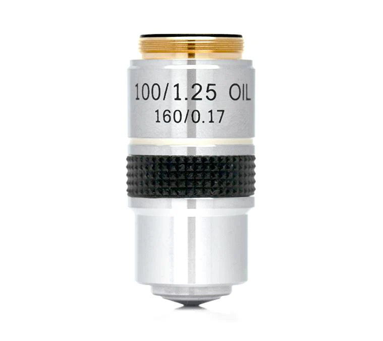 LW Scientific - Achromat Objective Lens 100XR DIN For Revelation III - R3O-100X-DAOL