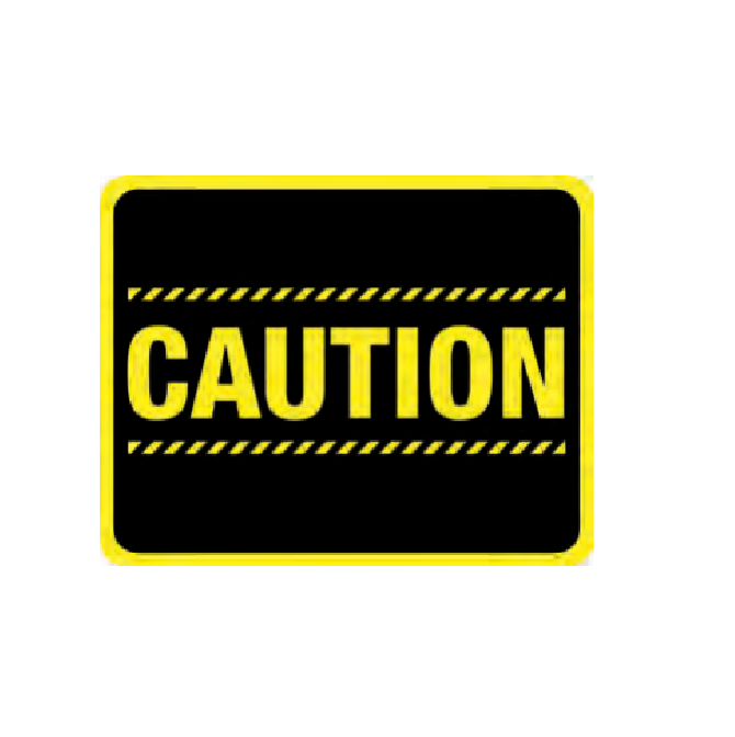 Healthmark Floor Signs "Caution" - 30" x 21" in - HMK-FS-CAUTSTP