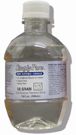 Simply Pure - Glucose Tolerance Beverage 10 oz. per Bottle Natural Flavor 50 Gram - 10-SP-050