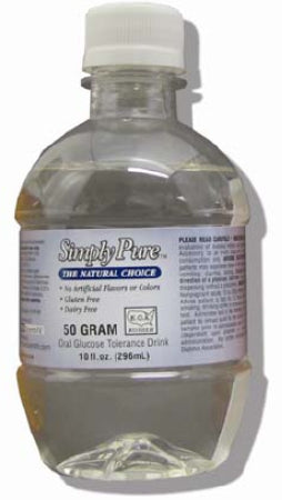 Simply Pure - Glucose Tolerance Beverage 10 oz. per Bottle Natural Flavor 100 Gram - 10-SP-100