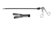 Elmed Style A: Rigid One-Piece Instrument with Flush Port - Endoclinch Fenestrated Grasper, 20mm Jaw