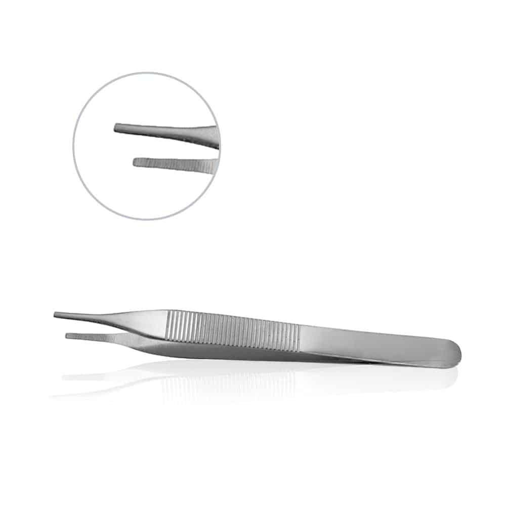 Mopec Forceps, Serrated, Adson Dressing, Delicate – AB127