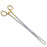 Gynex Gynex Sponge Forceps Foerster 30 cm Stainless Steel Nonsterile Ratchet Lock Finger Ring Handle Straight Serrated Fenestrated Teardrop Jaws - B330