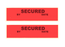Healthmark Tamper Evident Tape- 1" x 4" in, 325 Per Roll- HMK-TEL-1400R