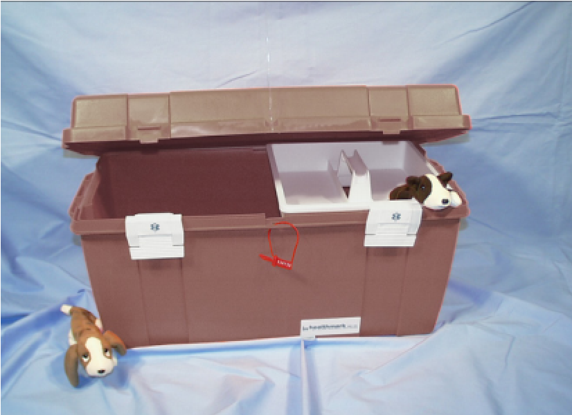 Healthmark Emergency Med Boxes And Cases - Med Box, 27.5" x 13.375" x 14" in, HMK-2710-2