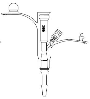 MIC-Key - Bolus Feeding Adapter MIC-KEY 24 Fr., NonSterile - 0136-24
