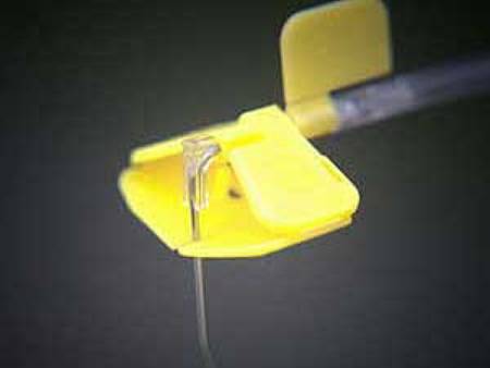 Huber Plus - Infusion Needle Set 22 Gauge 1 Inch 8 Inch Tubing Without Port - 012001