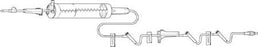 Baxter Buretrol Solution Set 60 Drops / mL Drip Rate 116 Inch Tubing 4 Ports - 2C7562