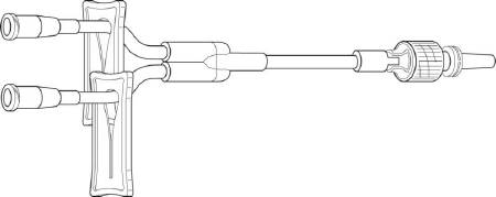 Baxter Extension Set 5 Inch Tubing 1.2 mL Priming Volume DEHP-Free - 2N1196