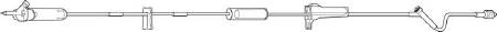 Baxter Interlink Administration Set 10 Drops / mL Drip Rate 108 Inch (12" Pump Segment) 1 Port - 2C7557