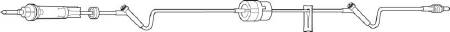 Baxter Continu-Flo Administration Set 10 Drops / mL Drip Rate 92 Inch Tubing 1 Port - 2C6895