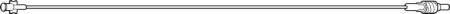Baxter Mini-Infuser Extension Set 61 Inch Tubing 0.9 mL Priming Volume 0.03 ID Tubing - 2C9203