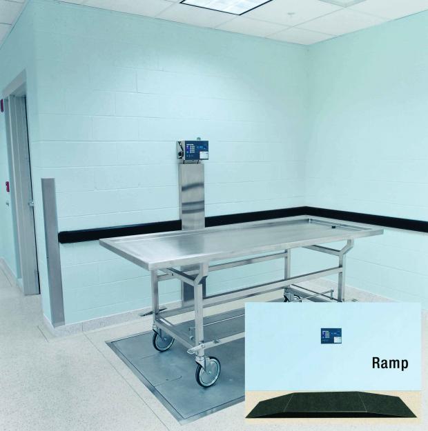 Mopec Digital Readout Floor Scale with Ramp