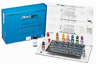 Directigen - Rapid Test Kit Latex Agglutination Test Strep B Test Serum / Urine / Cerebrospinal Fluid (CSF) / Bacteria Colony Sample 90 Determinations - 255460