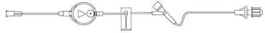 FilterFlow - Extension Set 7 Inch Tubing 0.7 mL Priming Volume DEHP-Free - 473061
