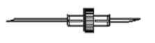 B. Braun - Transfer Needle Double End 17 Gauge 1-1/4 Inch, 3/4 Inch - 415017