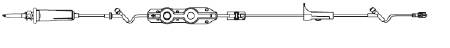 B. Braun Outlook Administration Set 15 Drops / mL Drip Rate 132 Inch - V7405
