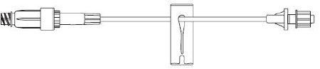 B. Braun Ultrasite Extension Set ULTRASITE 8 Inch Tubing 1 Port 7mL Priming Volume DEHP-Free - 470011
