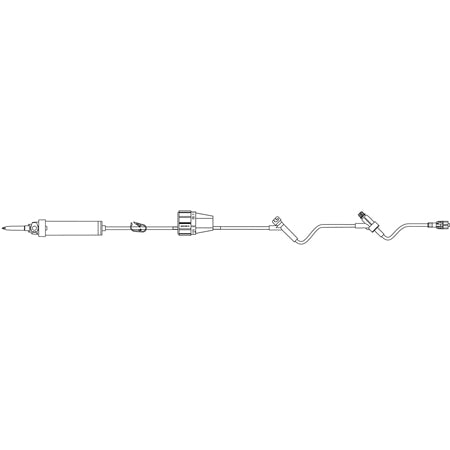 B. Braun Emergency Medical Services Set 20 Drops / mL Drip Rate 89 Inch Tubing 2 Ports - 375173