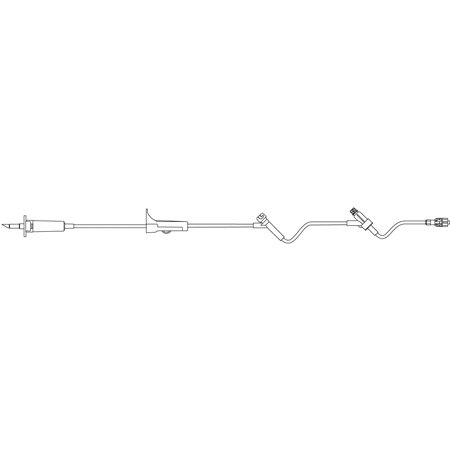 B. Braun Administration Set 10 Drops / mL Drip Rate 88 Inch Tubing 2 Ports - 352239