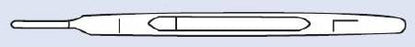 Bard-Parker - Surgical Blade Handle Stainless Steel Size 9 - 371090
