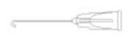 Beaver-Visitec International Visitec Cannula 1.5 L X 1.75 W mm Curved J Shaped Hook Tip - 585003
