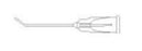 Beaver-Visitec International Visitec Rycroft Anterior Chamber Cannula 45 Degree Angled, Dome Shaped, Extra Smooth Tip - 581273