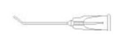 Beaver-Visitec International Visitec Rycroft Anterior Chamber Cannula 45 Degree Angled, Dome Shaped, Extra Smooth Tip - 581273