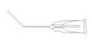 BD Viscoflow - Irrigating Cannula 27 Gauge 45° Angled Dome Shaped Extra Smooth Blunt Tip - 585026