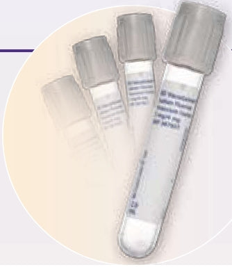 Becton Dickinson BD Vacutainer Venous Blood Collection Tube Glucose Determination Sodium Fluoride / Potassium Oxalate Additive 16 X 100 mm 10 mL Gray Conventional Closure Glass Tube - 367001