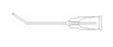 Visitec - Bishop-Harmon Irrigation Cannula 19 Gauge 40° Angled Dome Shaped Extra Smooth Tip - 585040