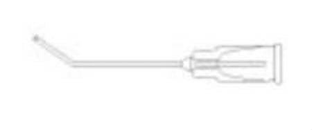 Visitec - Bishop-Harmon Irrigation Cannula 19 Gauge 40° Angled Dome Shaped Extra Smooth Tip - 585040