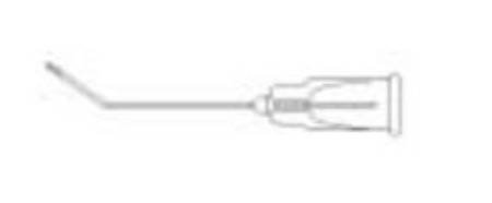 Visitec - Capsule Polisher 21 Gauge 7/8 Inch Length 35 Angled Micro Etched Roughened Tip - 581604