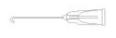 Visitec - Irrigating Iris Retractor Cannula 23 Gauge 2 L X 2.25 W mm, Curved J Shape Hook - 585091