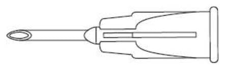 Beaver-Visitec International High Viscosity Injectors Beveled Tip, Angled, 45 Degree 20 Gauge 4 Inch - 585184