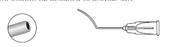 Viscoflow - Viscoelastic Cannula 11 mm Bend From End, Dome Shape, Extra Smooth Tip 27 Gauge 22 mm - 585007