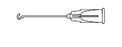 Visitec - Hydrodissection Cannula 25 Gauge 22 mm Modified J-Shape, Flattened Tip - 585078